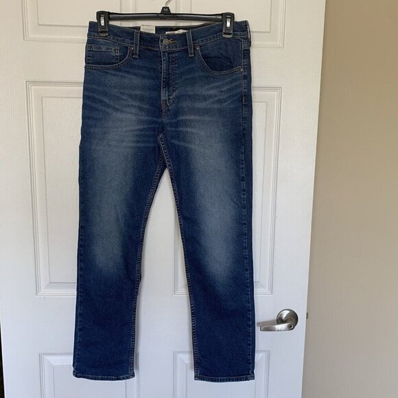 Men's Levi Strauss Signature Slim Fit Straight Leg Stretch Jeans Size 32x30 NWT - Picture 2 of 11